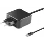 CoreParts USB-C maitinimo adapteris 45W 5V2A-20V2.25A su USB-C ir EU kištuku - PC/Server maitinimo šaltinis (0A001-00692900-CP)