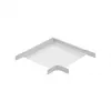 CORNER RS90-60-300 M Kampinis Elementas Pipelife RS90 Latakų Sistemai, 90° Kampas, 300 mm Pečiai, Pilkas PVC
