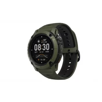 Coros Nomad laikrodis – žalias, 1.3 inch Memory-in-Pixel LCD, titano lydinio korpusas, safyro stiklas, dviejų dažnių GPS, 5 ATM atsparumas vandeniui, 30 dienų baterija