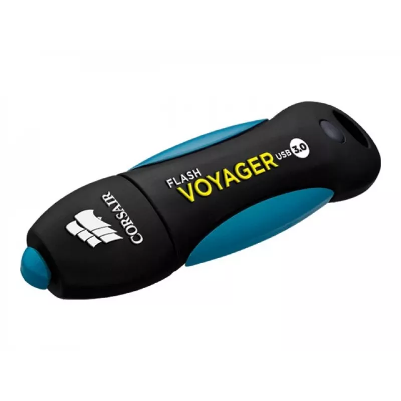 CORSAIR Flash Voyager 256GB USB-A 3.2 Gen 1 atmintinė (juoda/mėlyna) | ITwork.lt