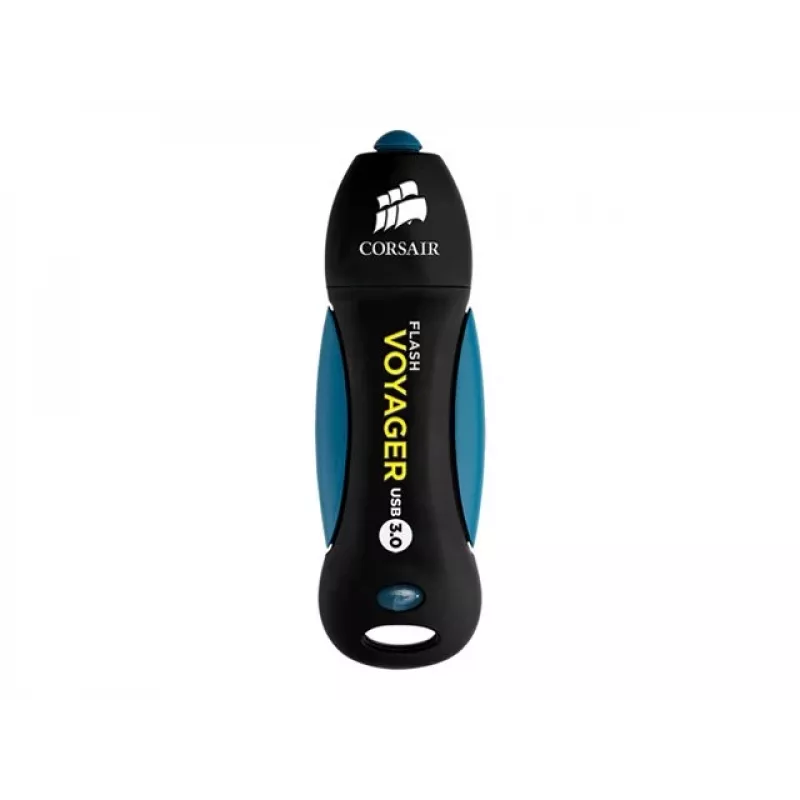 CORSAIR Flash Voyager 256GB USB-A 3.2 Gen 1 atmintinė (juoda/mėlyna) | ITwork.lt