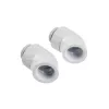 Corsair Hydro X Series 45° Rotary Adapter – Baltas (2 vnt. pakuotė)