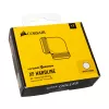 Corsair Hydro X Series XF Hardline 90° 14mm OD - Angled Mounting Adapter for Liquid Cooling System - White (Pack of 2)