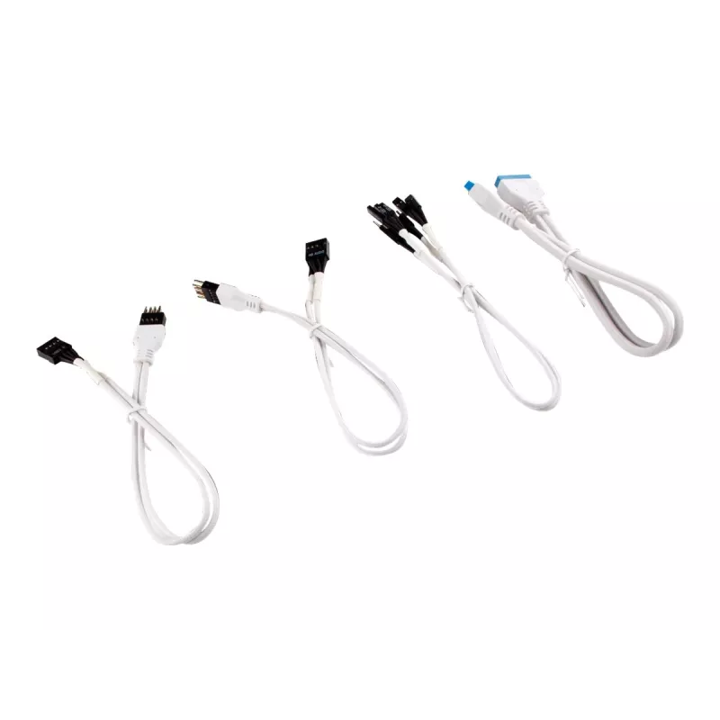 Corsair Premium Sleeved Front Panel Extension Kit – 30 cm (juoda)