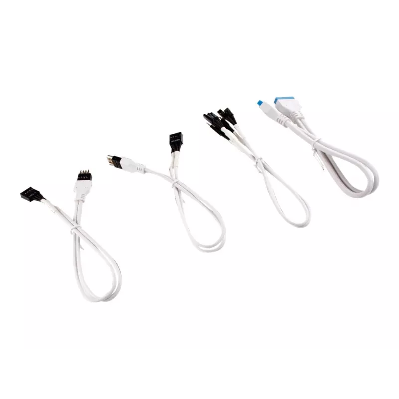 Corsair Premium Sleeved Front Panel Extension Kit – 30 cm (juoda)