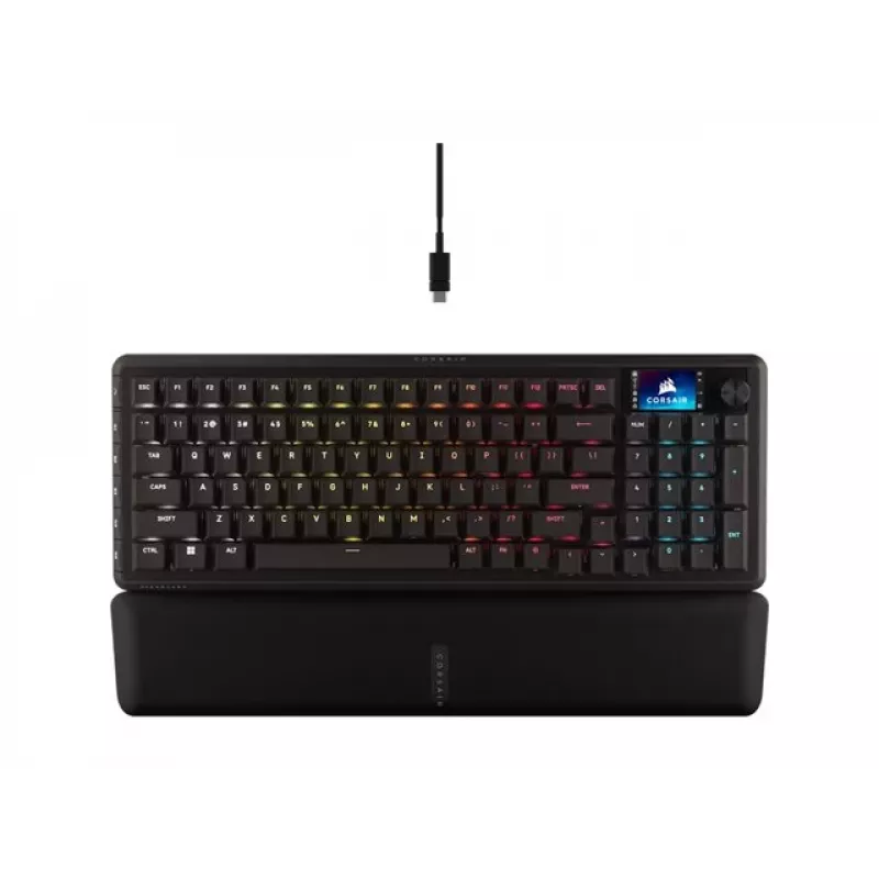 Klaviatūra CORSAIR VANGUARD 96 mechaninė žaidimų su CORSAIR MLX Plasma jungikliais