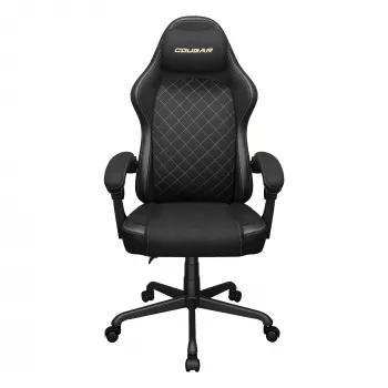COUGAR Fusion EX Gold F Gaming Chair Black with Gold Accents