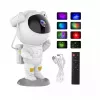 CP 3D Astronaut 360° besisukanti galva Žvaigždėto dangaus ir ūko projektorius su nuotolinio valdymo pulteliu Baltas