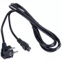 CP NB-10A Maitinimo laidas Euro 3-Pin C5 IEC 3m Hybrid Standard C/E/F CEE 7/7 Juodas