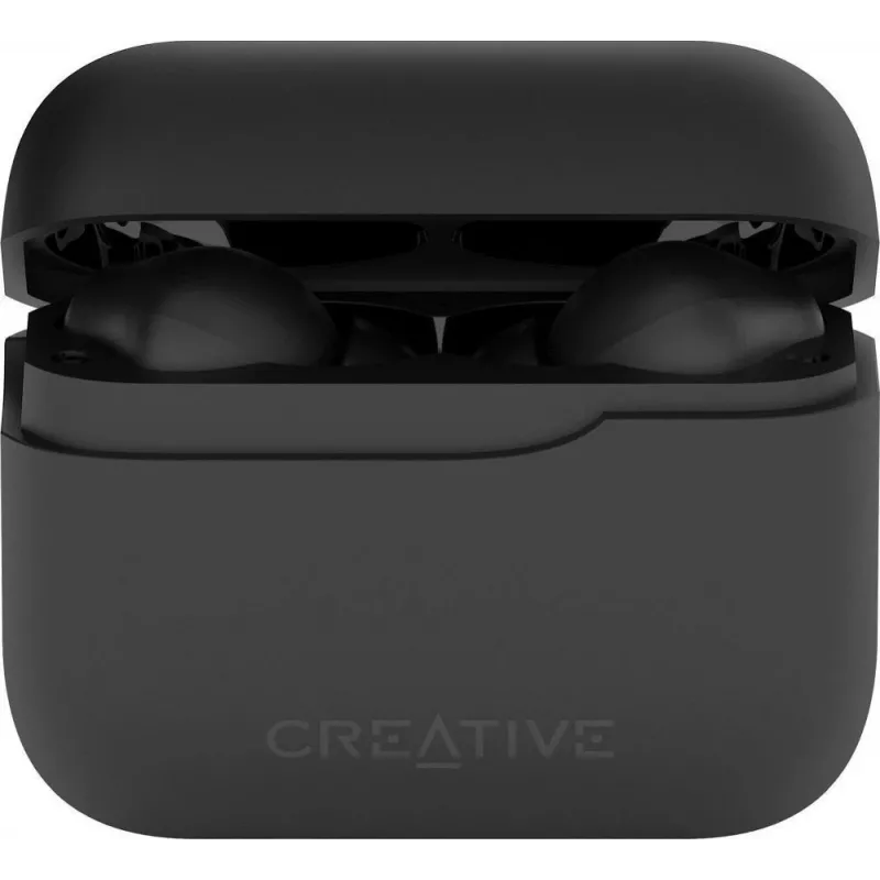 Creative Zen Air 2 tikrai belaidės ausinės su hibridiniu ANC, juodos