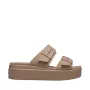 Crocs Brooklyn Low moteriški smėlio spalvos platforminiai sandalai 207431 2Q9 dydis 38-39