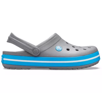 Crocs Crocband Unisex medžio klumpės pilka, mėlyna, balta