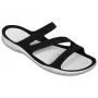 Crocs Swiftwater sandalai moteriški juodi balti 36-37