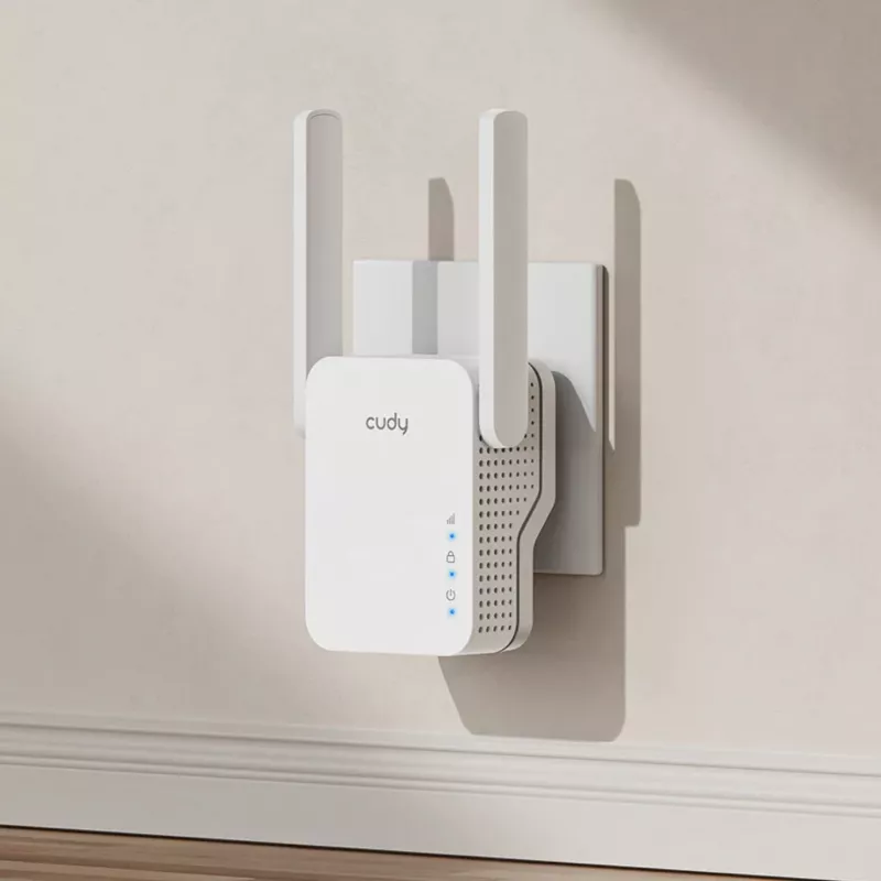 Cudy N300 Mesh Wi-Fi stiprintuvas | kištukinis lizdas