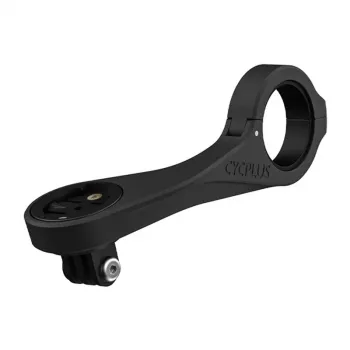 CYCPLUS Z4 Dviratininko kompiuterio laikiklis – CNC aliuminio priekinis vairas, tinka Garmin, Bryton, Wahoo su GoPro adapteriu