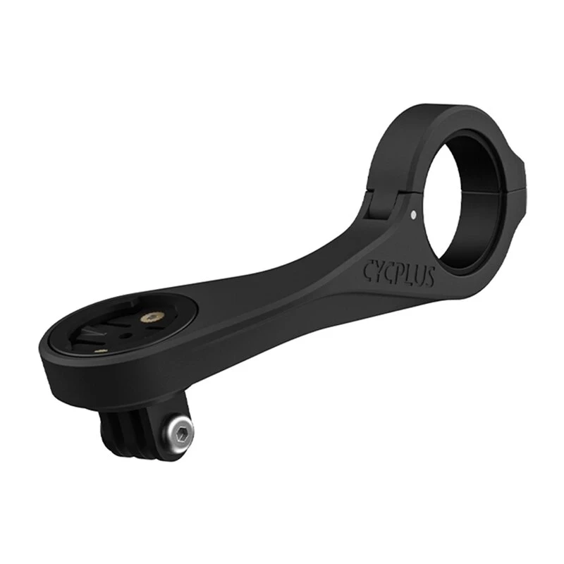 CYCPLUS Z4 Dviratininko kompiuterio laikiklis – CNC aliuminio priekinis vairas, tinka Garmin, Bryton, Wahoo su GoPro adapteriu