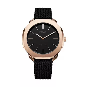 D1 Milano SSPL02 Unisex Laikrodis 36mm Nerūdijantis Plienas Juodas Ciferblatas