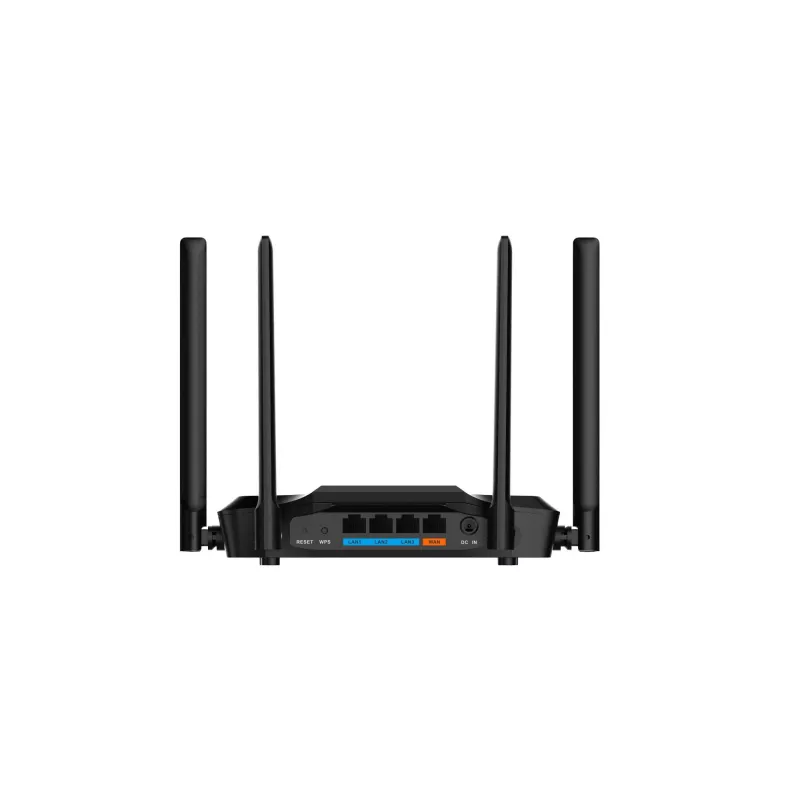 DAHUA AC12 AC1200 dviejų dažnių gigabitinis belaidis maršrutizatorius, Wi-Fi 5, 4x LAN, juodas