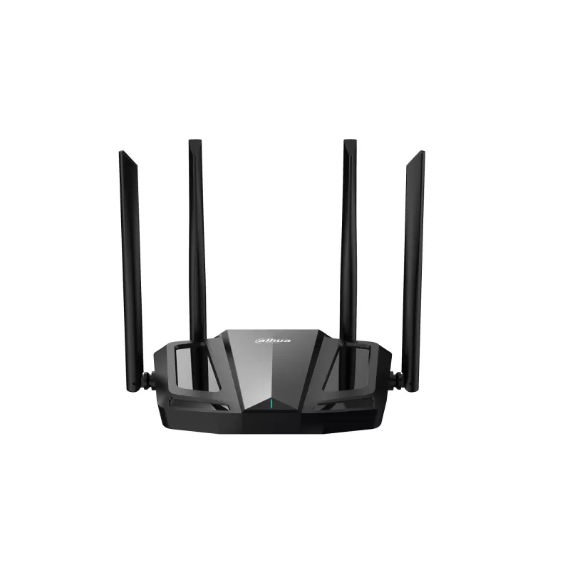 DAHUA AC12 AC1200 dviejų dažnių gigabitinis belaidis maršrutizatorius, Wi-Fi 5, 4x LAN, juodas