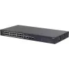 DAHUA CS4226-24ET-375 26 prievadų Layer 2+ valdomas PoE+ komutatorius su 24 Gigabit PoE+ prievadais, 2 SFP uplinkais, 375W biudžetu, be ventiliatoriaus, tinkamas montuoti į stelažą