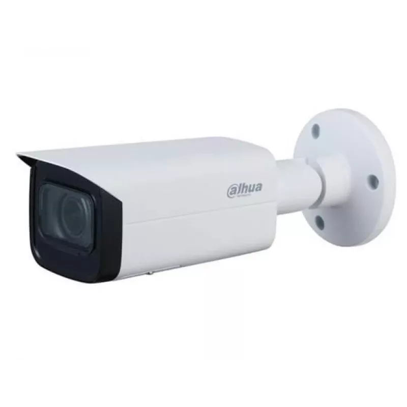 Dahua HDCVI 5MP motorizuoto varifokalinio objektyvo kulkos formos kamera su 80 m IR ir įmontuotu mikrofonu – HAC-HFW2501TU-Z-A-27135-S2