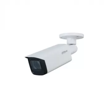 Dahua HDCVI 5MP motorizuoto varifokalinio objektyvo kulkos formos kamera su 80 m IR ir įmontuotu mikrofonu – HAC-HFW2501TU-Z-A-27135-S2