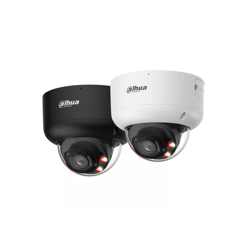 DAHUA IPC-HDBW5659R1-ASE-PV-0280B-PRO-BLACK 6MP kupolinė tinklo kamera su 2,8 mm objektyvu, WizMind AI, juoda