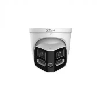 Dahua IPC-PDW31259-A180-AS-PV-0280B TIOC Duo 5MP panoraminė IP vaizdo kamera su 180° vaizdu, Wi-Fi, aktyvia įspėjimo sistema, IP67