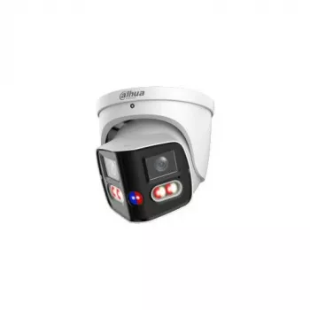 Dahua IPC-PDW31259-A180-AS-PV-0280B TIOC Duo 5MP panoraminė IP vaizdo kamera su 180° vaizdu, Wi-Fi, aktyvia įspėjimo sistema, IP67