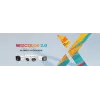 DAHUA IPC-PFW31259S-A180-E2-AS-PV-0280B-BLACK 5MP dviejų objektyvų panoraminė IP vaizdo kamera su aktyviu atgrasymu, juoda