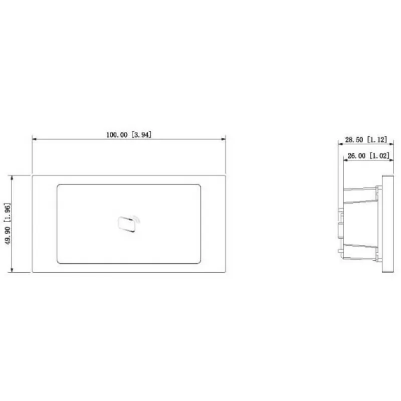 Dahua VTO4202F-MR1 artumo skaitytuvo modulis