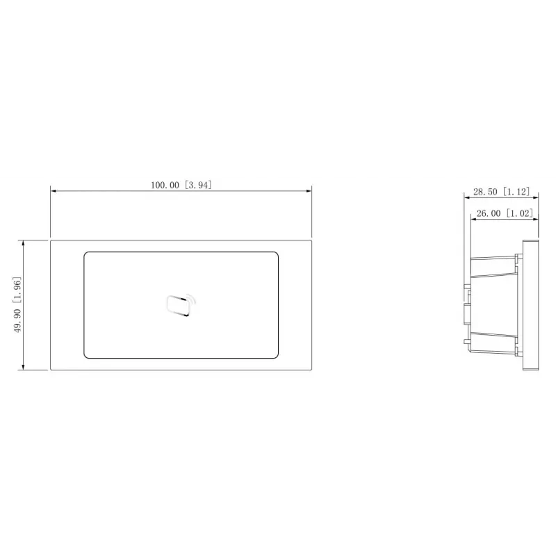 Dahua VTO4202FB-MR1 Pagrindinis modulinis durų skambučio modulis