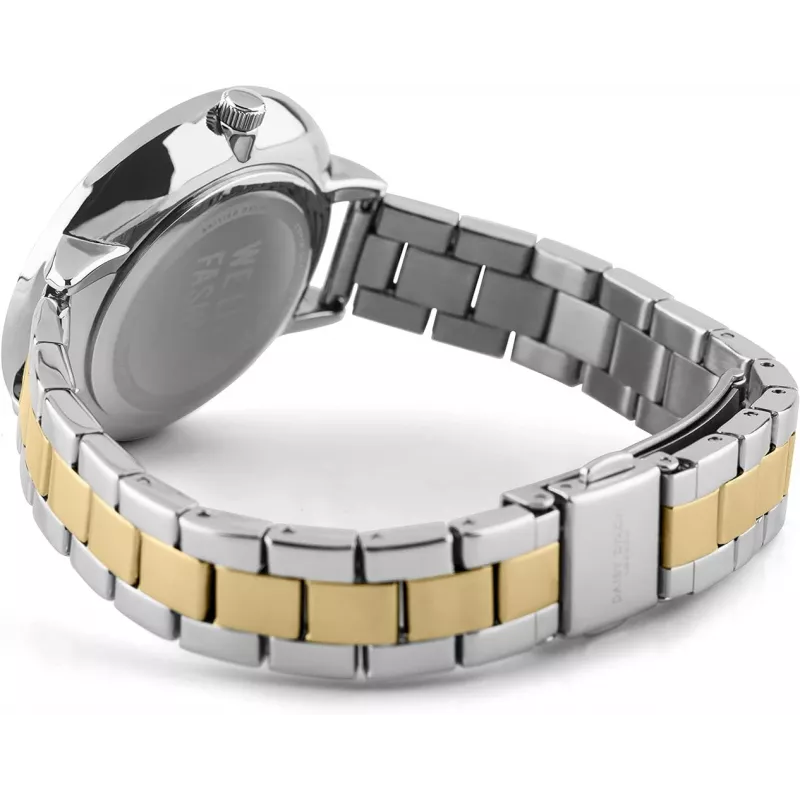 Daisy Dixon DD088SGM Moteriškas kvarcinis analoginis laikrodis 36mm sidabrinis nerūdijančio plieno tinklelis