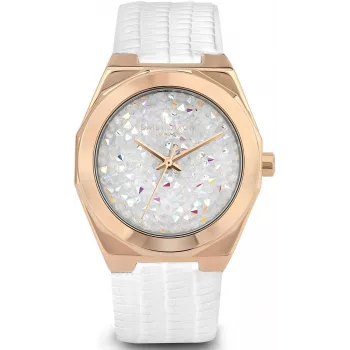 Daisy Dixon Moteriškas Kvarcinis Analoginis Laikrodis DD120WRG 36mm Rožinis Auksas Baltas