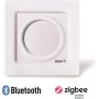 DANFOSS DEVI DEVIreg Display Connect programuojamas išmanusis termostatas su programėlės valdymu, jutiklinis ekranas, poliarinė balta (RAL 9016)