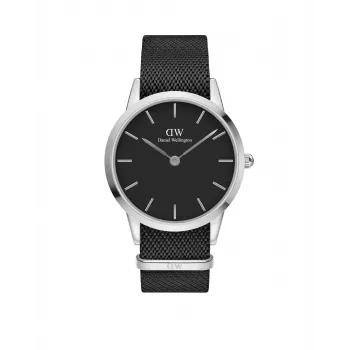 DANIEL WELLINGTON Classic Men's Watch 40mm Rose Gold Stainless Steel Black Leather DW00100678