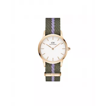 DANIEL WELLINGTON Petite Lumine Moteriškas Laikrodis 28mm Auksinis Nerūdijančio Plieno Tinklelis DW00100680