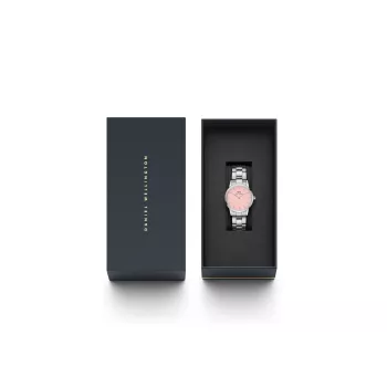 DANIEL WELLINGTON Petite Lumine Moteriškas Laikrodis 28mm Rožinis Auksas DW00100534