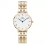 DANIEL WELLINGTON Petite Lumine Moteriškas Laikrodis 28mm Rožinio Aukso Tinklelio Apyrankė DW00100682