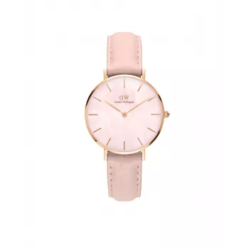 DANIEL WELLINGTON Petite Lumine Moteriškas Laikrodis 32mm Dviejų Spalvų Rožinis Auksas ir Sidabras Nerūdijantis Plienas DW00100514