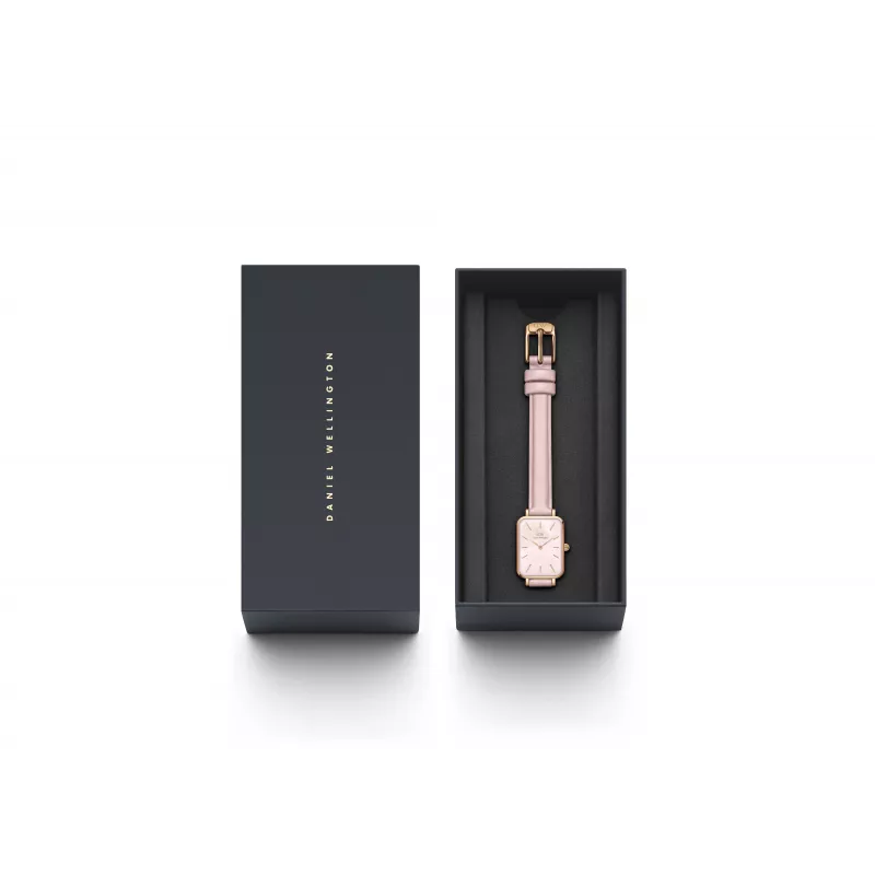 DANIEL WELLINGTON Petite Lumine Moteriškas Laikrodis DW00100636 20mm Rožinio Aukso Tinklelio Apyrankė