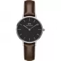 DANIEL WELLINGTON Petite Melrose moteriškas laikrodis 28mm rožinio aukso tinklelio apyrankė DW00100233