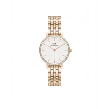 DANIEL WELLINGTON Quadro Mini Moteriškas Laikrodis DW00100666 28mm Rožinis Auksas