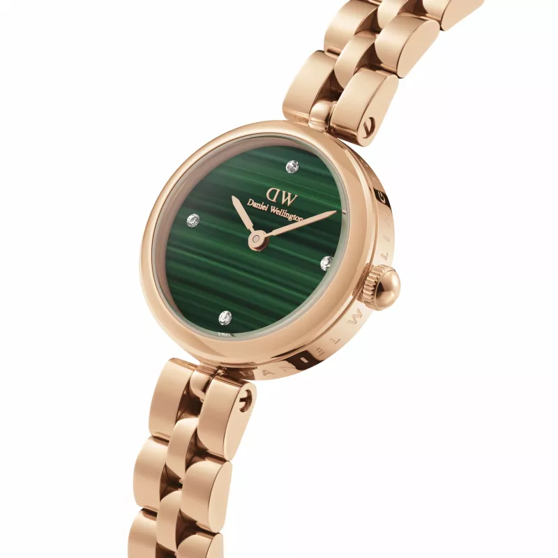 DANIEL WELLINGTON Moteriškas Laikrodis DW00100721 (22mm) - Rožinio Aukso Nerūdijančio Plieno Tinklelis