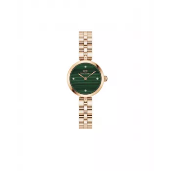 DANIEL WELLINGTON Moteriškas Laikrodis DW00100721 (22mm) - Rožinio Aukso Nerūdijančio Plieno Tinklelis