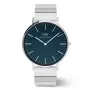 DANIEL WELLINGTON Moteriškas laikrodis DW00100776 (40mm) – Classic Petite Ashfield – Rožinio aukso nerūdijančio plieno tinklelis