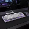 DARK PROJECT ALU87A Daylight mechaninė klaviatūra, G3MS Zircon jungikliai, rusiška layout, aliuminis, RGB, Hot-Swappable, TKL