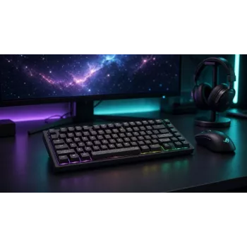 Dark Project Terra Nostra G3MS Moonstone Switch TKL mechaninė žaidimų klaviatūra, US ANSI, juoda