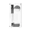 Darkflash DS900W White Mid-Tower kompiuterio korpusas, ATX, grūdintas stiklas, be ventiliatorių
