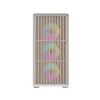 Darkflash DS900WD ATX vidutinio bokšto kompiuterio korpusas (baltas) su 4 ARGB ventiliatoriais ir grūdinto stiklo šonine sienele